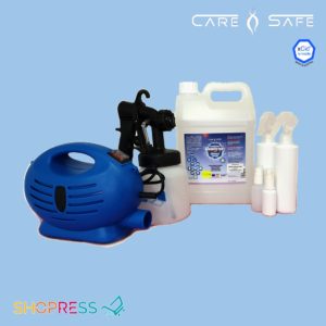 Care & Safe 600W Cold Fogging Machine + Anti-Microbial Disinfectant Solution 5 Liter